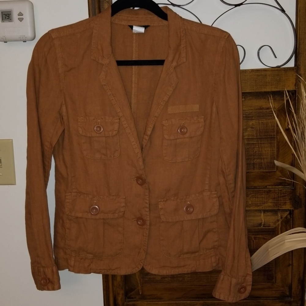 Linen J. Crew jacket - Picture 3 of 6